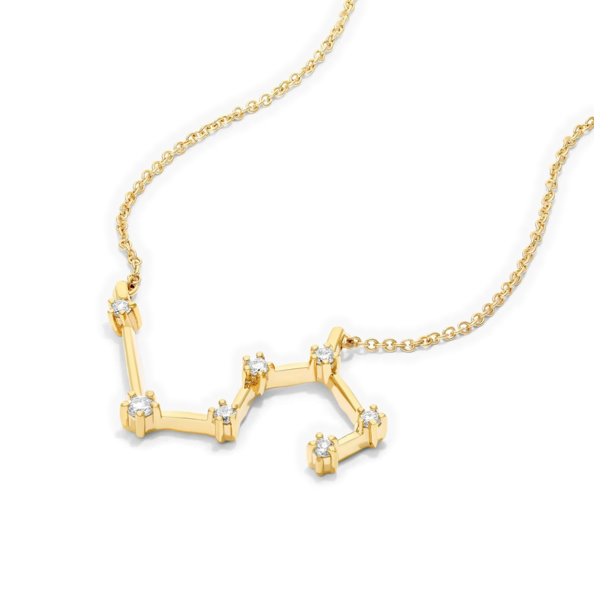 Lab Grown Diamond Leo Cluster Necklace