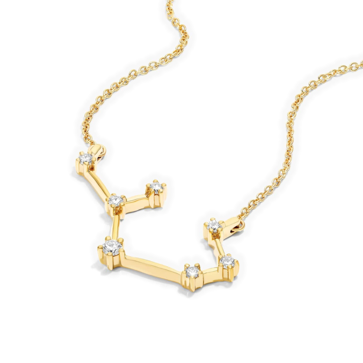 Lab Grown Diamond Sagittarius Cluster Necklace
