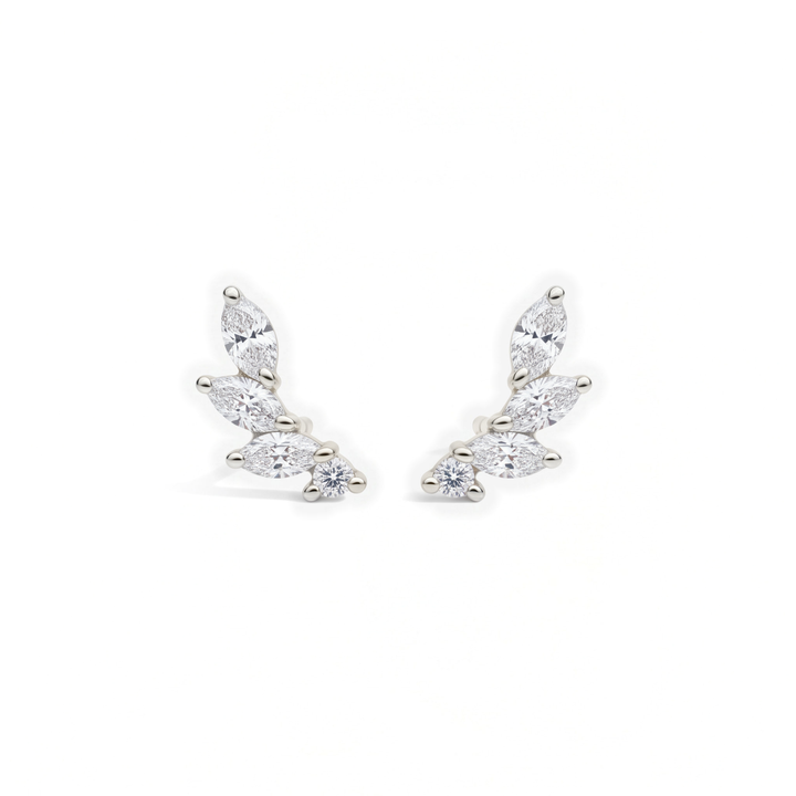 Leafline Diamond Earrings