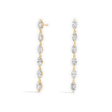 Marquise Line Drop Earrings, thumbnail 1