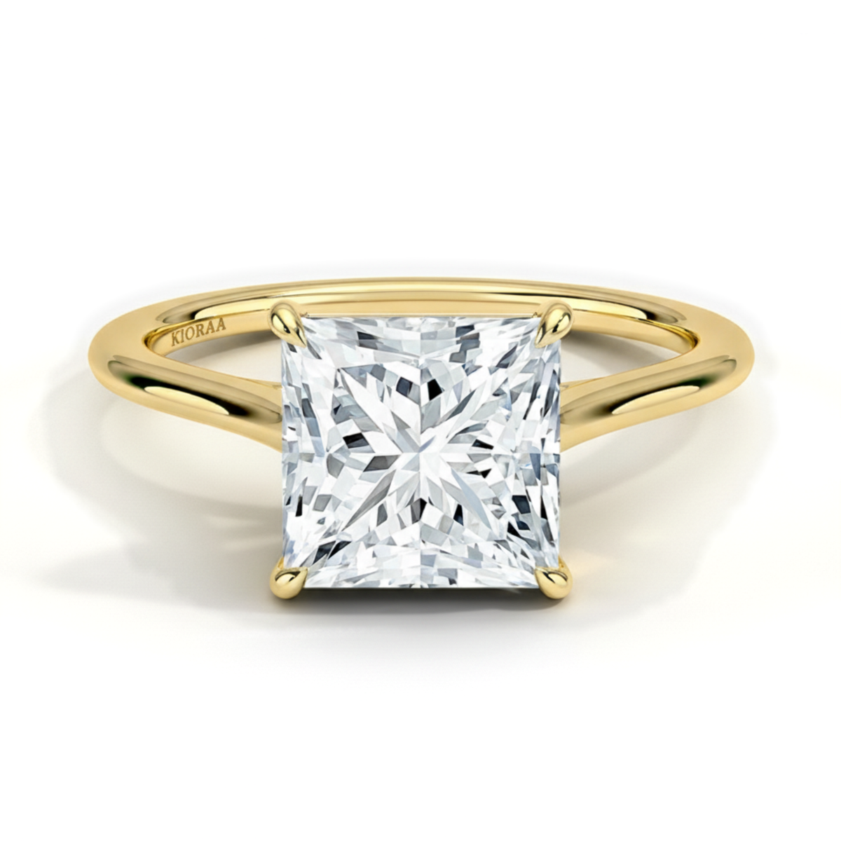 Princess Diamond Solitaire Engagement Ring