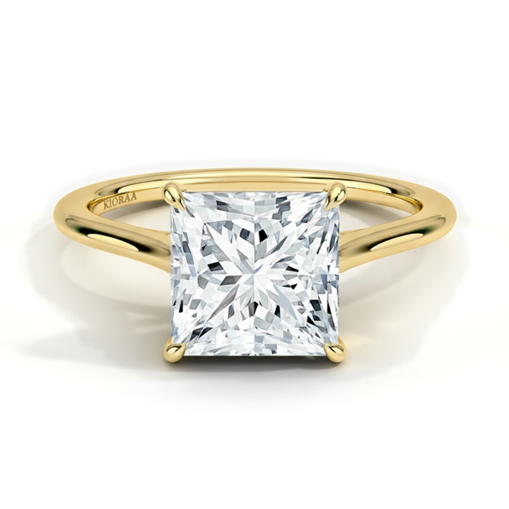 Princess Diamond Solitaire Engagement Ring