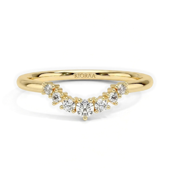 Round Diamond Eternity Wedding Band