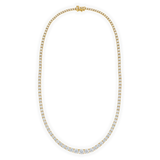 Round Lab Diamond Tennis Necklace, thumbnail 1