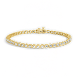 Round Lab Grown Diamond Tennis Bracelet, thumbnail 1