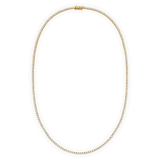 Three Prong Lab Diamond Tennis Necklace, thumbnail 1